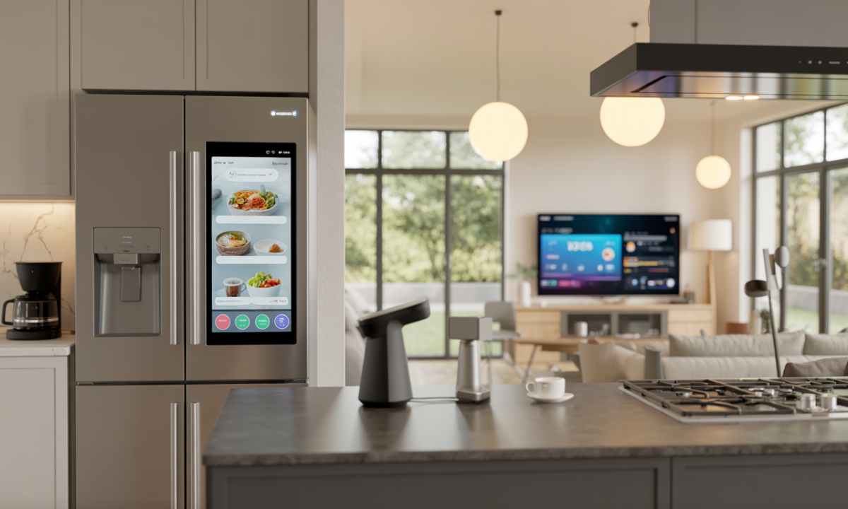 Anwendungsbeispiele für vernetzte Geräte im Haushalt entdecken sie die vielfältigen anwendungsbeispiele für vernetzte geräte in ihrem haushalt. optimieren sie ihren alltag mit smarter technologie, von intelligenten home-assistenten bis hin zu energieeffizienten geräten. erfahren sie, wie vernetzung ihren wohnkomfort steigern kann.