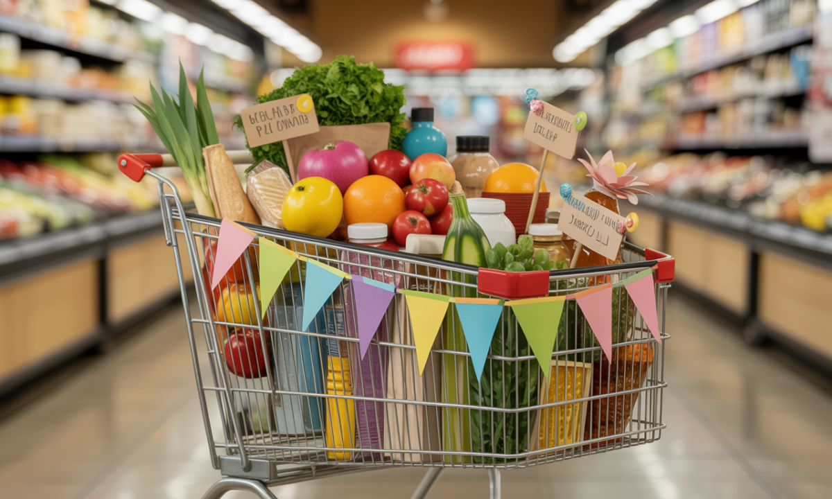 Schnäppchen für Lebensmittel: So dekorierst du deinen Einkaufswagen günstig entdecke die besten tipps und tricks, um deinen einkaufswagen mit schnäppchen für lebensmittel kostengünstig zu dekorieren. spare geld und finde kreative möglichkeiten für deinen nächsten einkauf!
