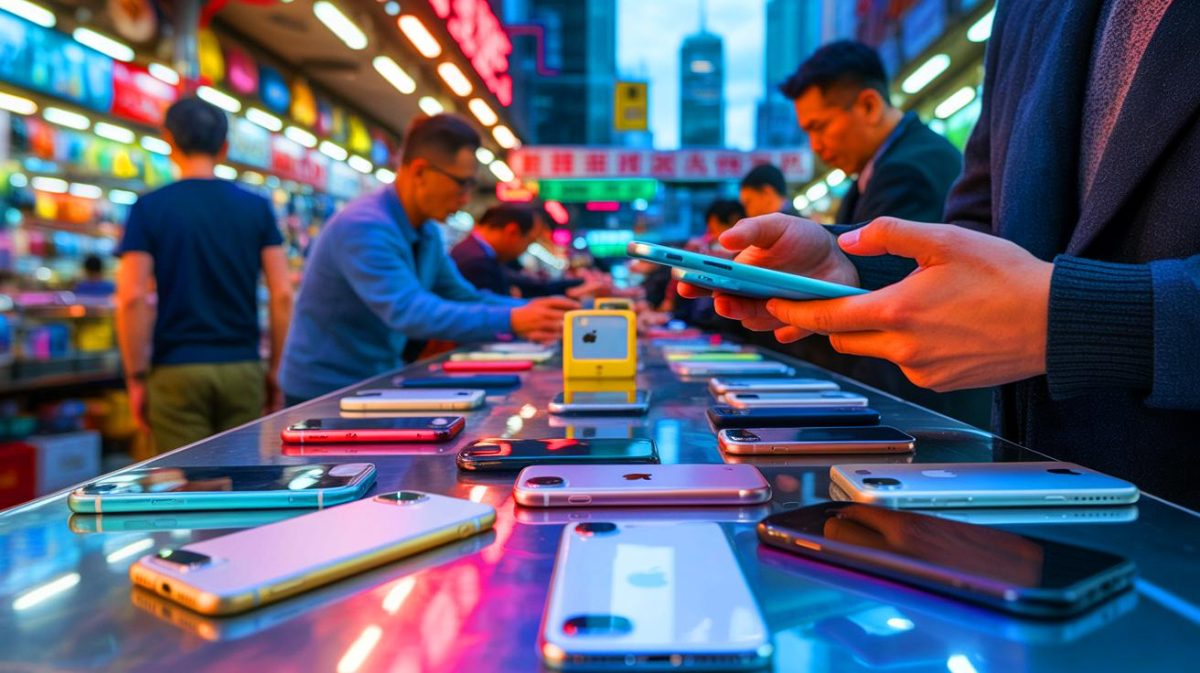 Die schockierende Wahrheit hinter gestohlenen iPhones: „Milliardenbetrug mit globalem Ausmaß“ und die kriminelle Lieferkette, die niemand stoppen kann Illustration von gestohlenen iPhones auf ihrem Weg durch internationale Schmuggelrouten.