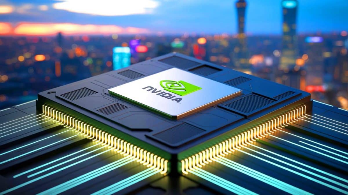 „Das ist ein Wahnsinn!“: Nvidia plant geheimen KI-Chip für China – technologischer Triumph oder globale Gefahr? Illustration von der Entwicklung neuer, leistungsstarker KI-Chips durch Nvidia für den chinesischen Markt.