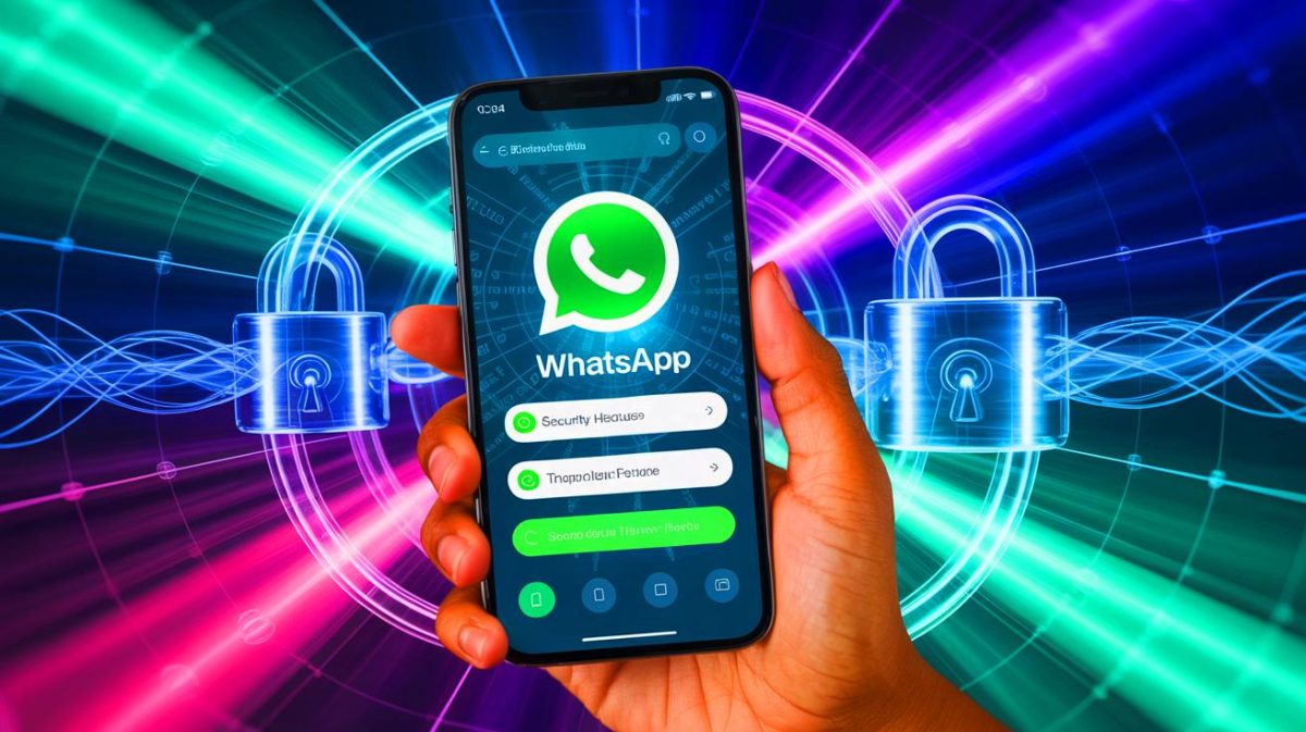 „Wer seine Whatsapp-Chats nicht schützt, öffnet Kriminellen Tür und Tor“ – 9 radikale Sicherheits-Tipps, die Ihr Leben verändern könnten Illustration von Maßnahmen zur Erhöhung der Sicherheit und Privatsphäre bei der Nutzung von Whatsapp.