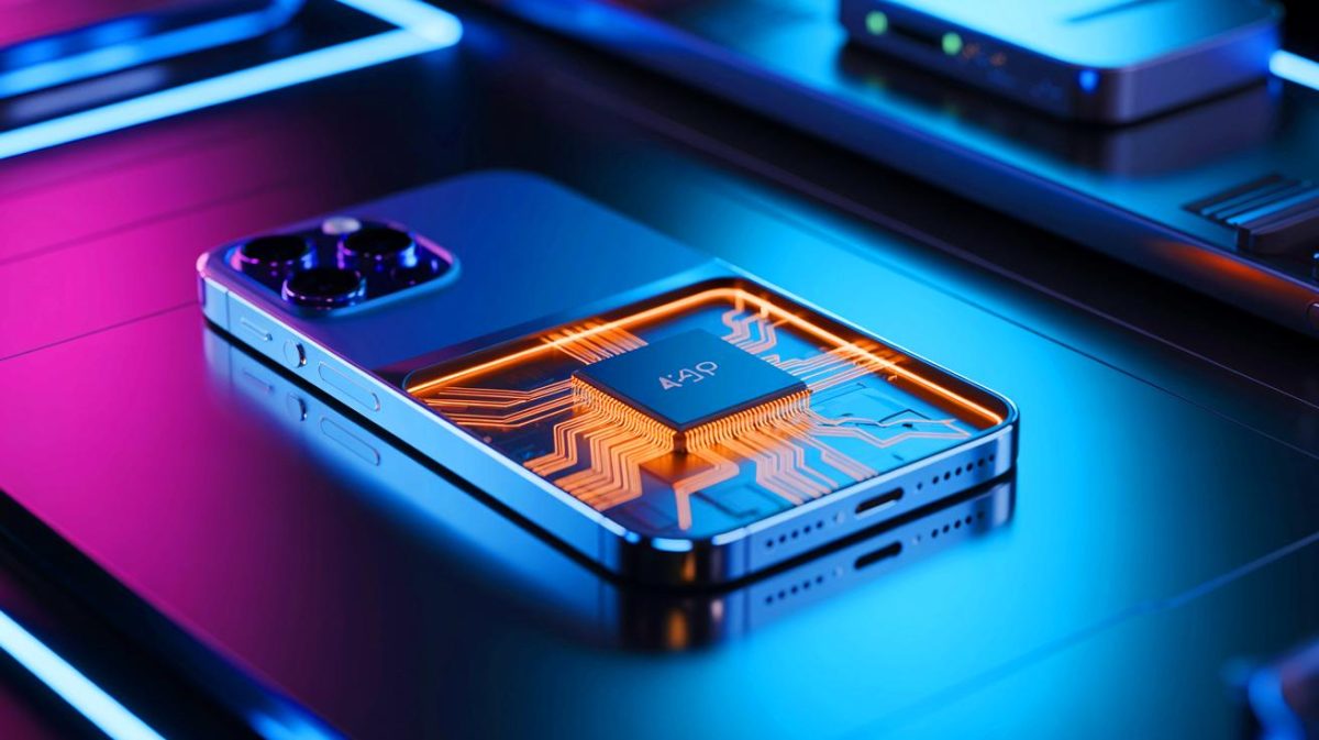 Apples A19-Pro-Chip Pulverisiert Desktop-CPUs: Deutschland Erlebt Performance-Revolution mit iPhone 17 Pro Geschwindigkeit Illustration von Apples A19-Pro-Chip im iPhone 17 Pro und seiner leistungsstarken Technologie.