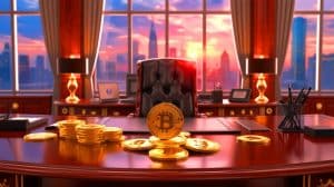 DONALD TRUMP enthüllt geheime Kryptowährungsstrategie und erschüttert die Finanzwelt: Ihre Ersparnisse in Gefahr Illustration von der finanziellen Erfolgsgeschichte der Trump-Familie durch Kryptowährungen.
