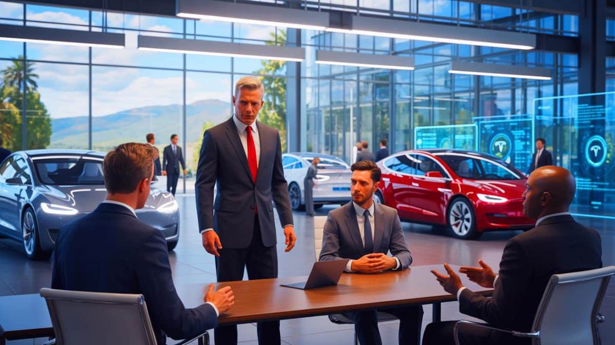 „Es ist schlimmer als gedacht“: Elon Musks Managerflucht erschüttert Unternehmen und könnte auch Sie betreffen (mehr erfahren) Illustration von der Fluktuation und den Herausforderungen in Elon Musks Unternehmensimperium.