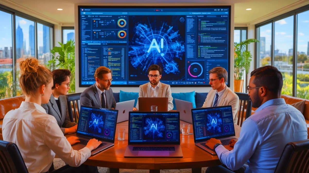 „Unglaublich, aber wahr“: Diese Netflix-Stelle zahlt Ihnen 650 000 € jährlich (und könnte Ihre Karriere verändern) Illustration von der strategischen Nutzung von Künstlicher Intelligenz zur Steigerung der Produktivität in Unternehmen.